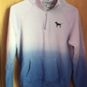 VS PINK OMBRÉ HALF ZIP